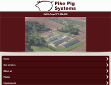 Tablet Screenshot of pikepigsystems.com